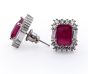 iShopping - Zed Eye Leisure Earrings For Women Red (ISE121B)