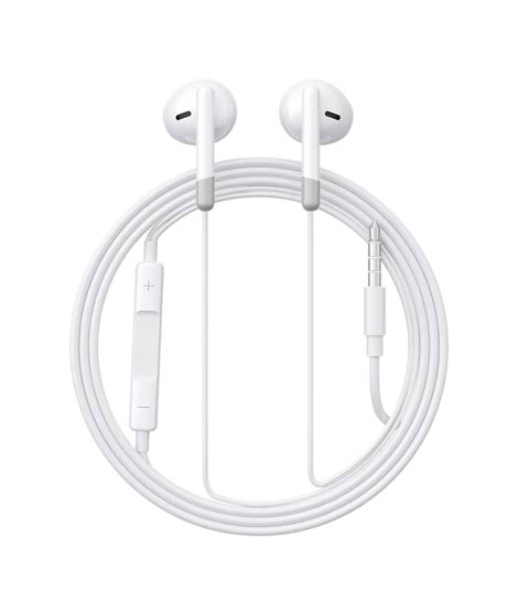 iShopping - Joyroom Half In-Ear Wired Earphones - White (JR-EW01)