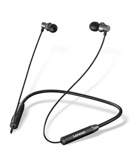 iShopping - Lenovo Neckband Bluetooth Headset Black (HE05)