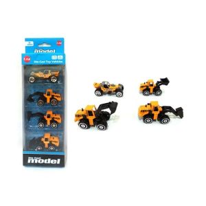 Planet X Construction Vehicles Die Cast Cars Set - 4 Pcs (PX-10462)