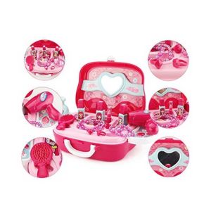 Planet X Beauty Pretend Play Set Briefcase - Pink (PX-10469)