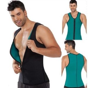 Shop Zone Hot Shapers Slimming Zipper Shirt for Men-3X-Large