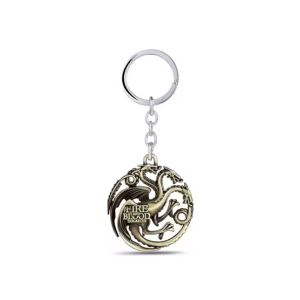 Afreeto Game of Thrones 3 Dragon Metal Keychain