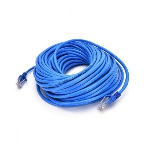 Ferozi Traders Lan Cable CAT-6 UTP 10M Internet Cable Blue