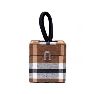 Rangoon Plaid Clutch Box