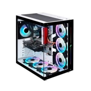 1st Player SP8 Tempered Glass ATX Gaming Case White