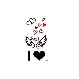 Ferozi Traders Love Pattern Temporary Tattoo Sticker