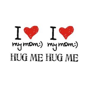 G-Mart I love My Mom Tattoo Sticker