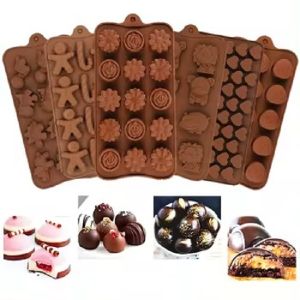 Promax Chocolate Candy Silicone Mold 15 Cavity - Random Design