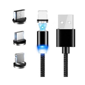 Sq Group Of Traders Original Magnetic Charging Cable 3 In 1