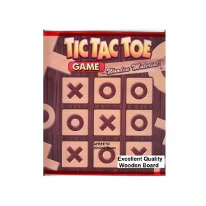 Afreeto Tic Tac Toe on Wooden Board Game