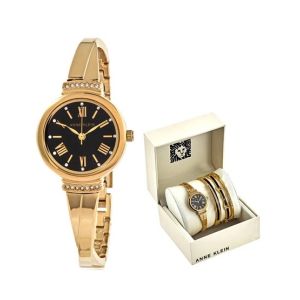 Anne Klein Women's Watch Gold-Tone & Bracelets Two-Tone (AK/3414BKST)