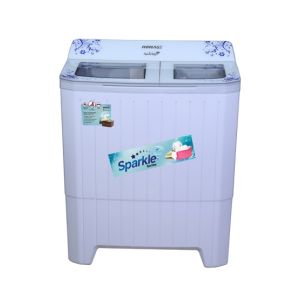 Homage Sparkle Top Load Semi Automatic Washing Machine Blue 10Kg (HW-49102-Glass)