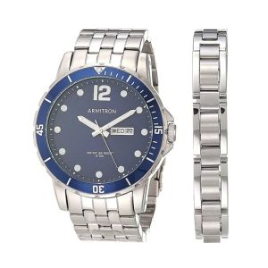 Armitron Men's Watch Silver (20/5338NVSVST)