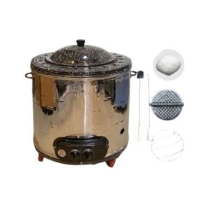 6 Roti Making Stainless Steel Gas Tandoor