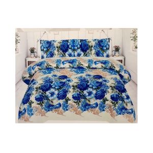 Dynasty Diamond Kohinoor King Size Bedsheet (3 Pieces)