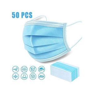 Sasti Market 3 Layer Disposable Surgical Face Mask Pack of 50 