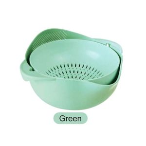 HR Traders Strainer Food Basket Green