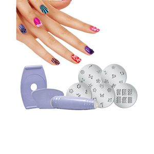 Muzamil Store Stencil Stamping Nail Art Polish