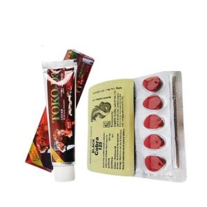 Bright Traders Toko D3 Cream & Black Cobra 125 Erection Tablets