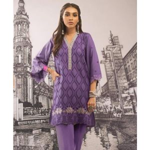 A.A Clothes Embroidered Lawn Collection 2 Piece (0007)