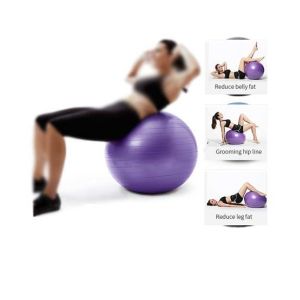 Aair Medicals Yoga Gym Ball With Air Pump (45cm)