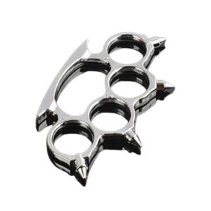 Aaka Brass Steel Hand Punch Knuckle Silver (0003)