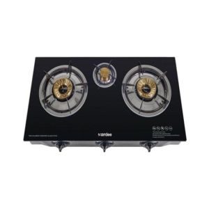 Aardee 3-Burner Gas Stove Balck (ARGS‐37GB)
