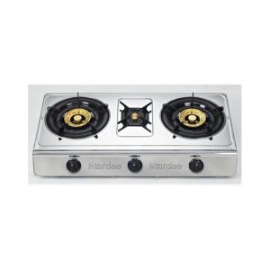 Aardee 3 Burner Gas Stove Stainless Steel (ARGS-3SS)
