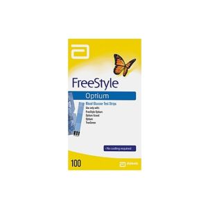 Abott Freestyle Optium Strips 100 Pcs