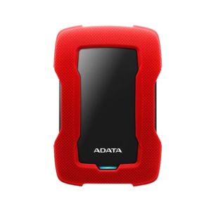 Adata 1TB External Hard Drive (HD330)-Red