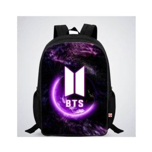 Traverse BTS Digital Printed Kids Bag - Black (T752S)