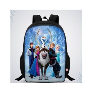 Traverse Frozen Digital Printed Kids Bag - Black (T106S)