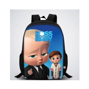 Traverse Baby Boss Printed Kids Bag - Black (T862S)