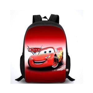 Traverse Cars Printed Kids Bag - Black (T286S)