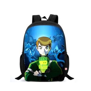 Traverse Ben10 Printed Kids Bag - Black (T296S)