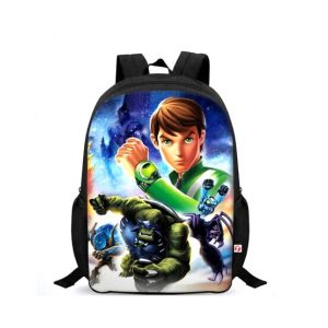 Traverse Ben 10 Printed Kids Bag - Black (T294S)