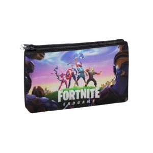 Traverse Fortnite Digitally Printed 2 Zipper Pencil Pouch (1050)