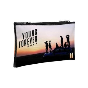 Traverse BTS Army Printed Dual compartment Pencil Pouch (1058)