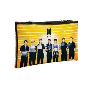 Traverse BTS Army Digitally Printed Dual compartment Pencil Pouch (1060)