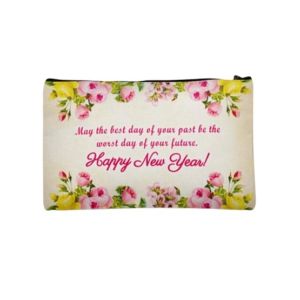 Traverse Happy New Year Digitally Printed Pencil Pouch (T784)