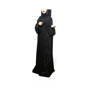 Al Haya Abaya For Women White Coral