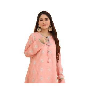 Bana's Attire Private Limited ALARA 3 Cotton Silk Shirt-Medium