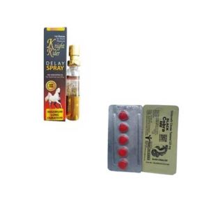 Knight Rider Erection Delay Spray Black Cobra 125 Tablets For Men