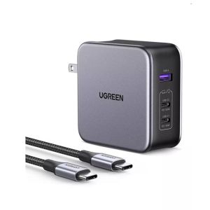 Ugreen Nexode 3 Ports 140W USB C Charger With 240W Cable (90548)
