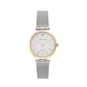 Anne Klein Bangle Women's Watch White Silver (AK/3565SVTT)