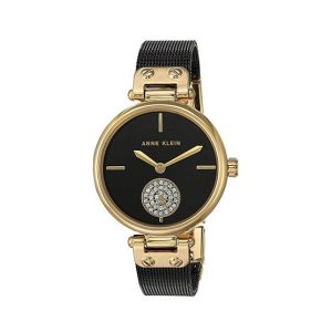 Anne Klein Swarovski Crystal Women's Watch Black (AK/3001BKBK)