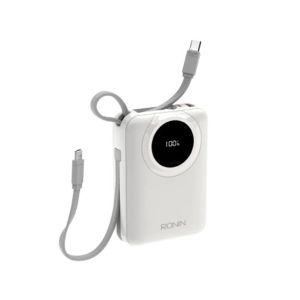 Ronin 20,000 mAh Ion Power Bank White (R-4035)