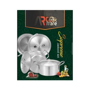 AR Cookware Mete Finish Cooking Pots Set - 3 Pieces