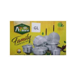 AR Metal Finish Cookware Set - 19 Pcs Set